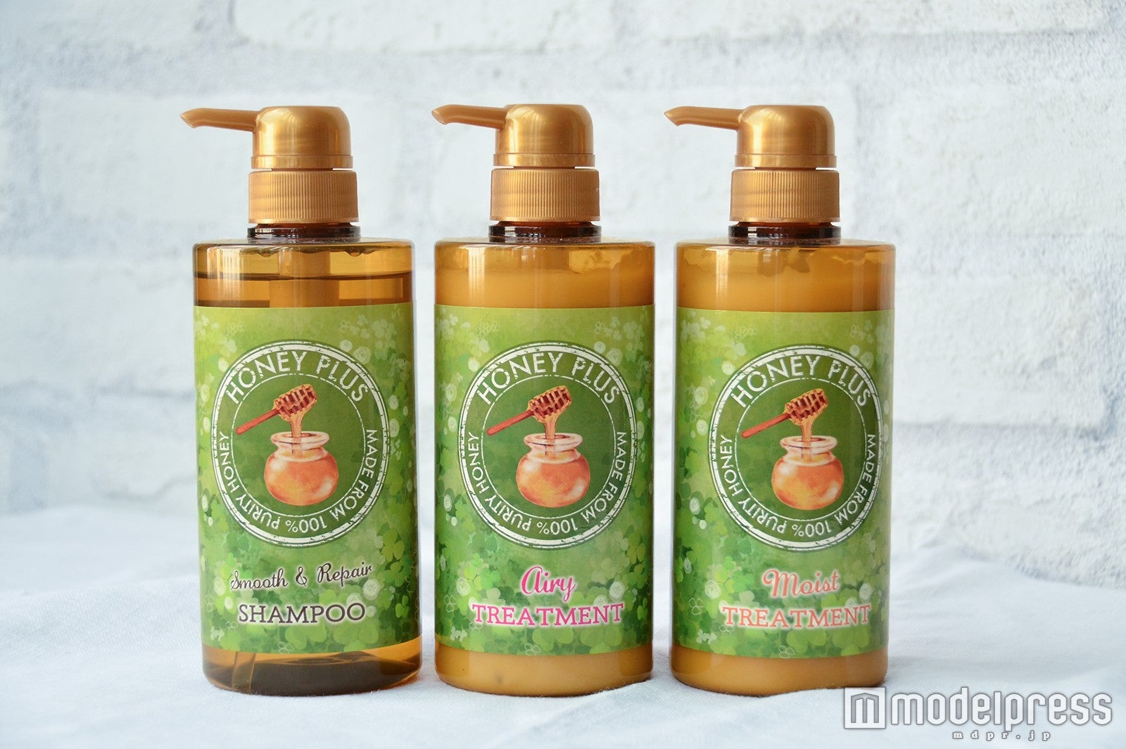 ハニープラス「スムース＆リペア シャンプー／トリートメント（C）モデルプレス