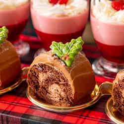 タータンチェックのクリスマス・スイーツビュッフェ/画像提供:コンラッド東京