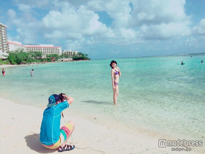 撮影中の様子／画像提供：所属事務所