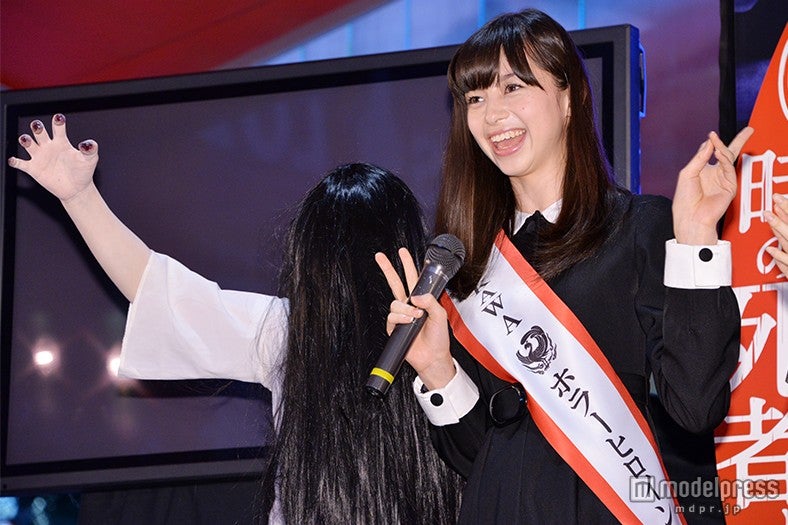 貞子と中条あやみ