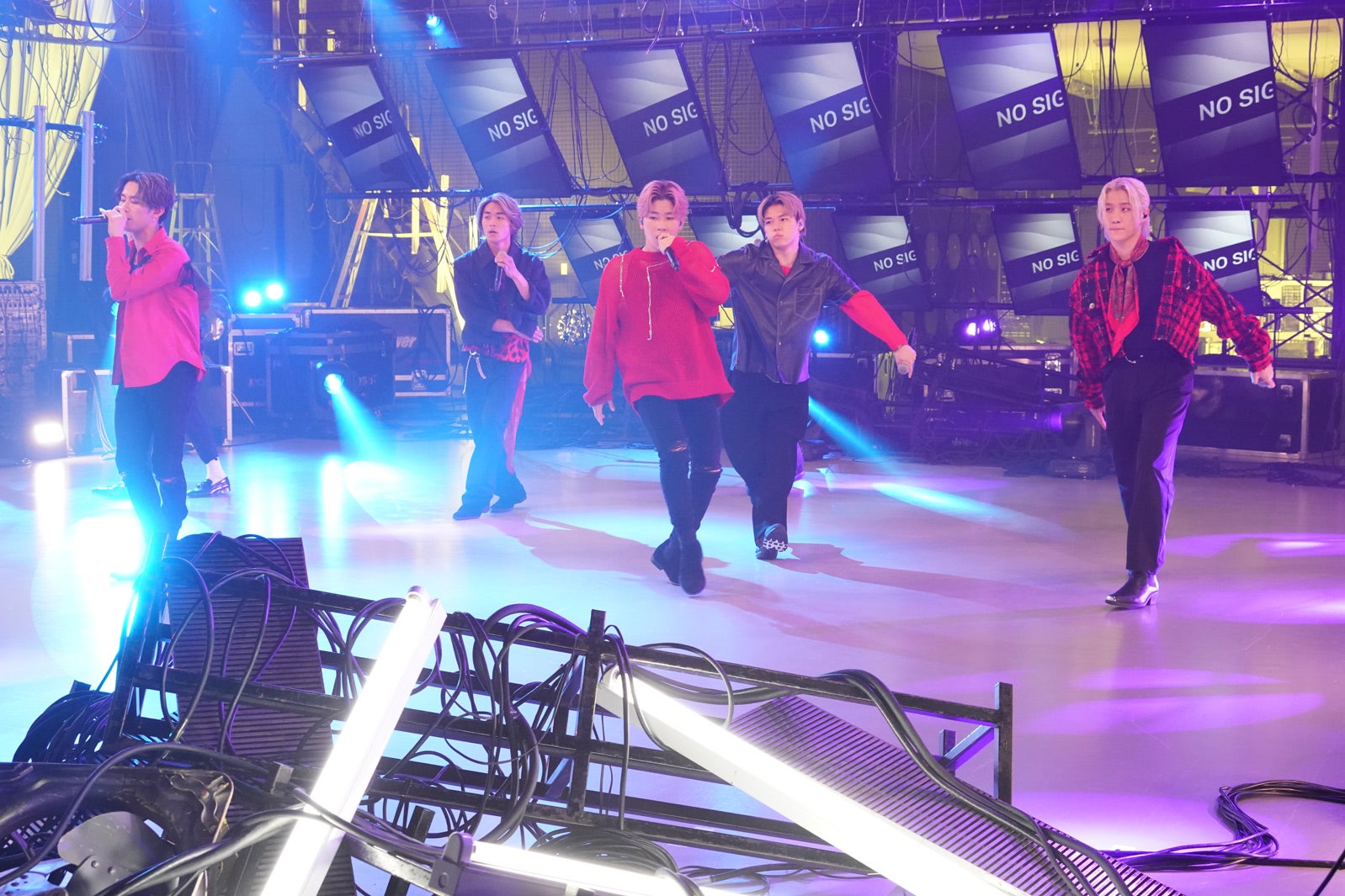 （左から）深堀未来、砂田将宏、奥田力也、加納嘉将、松井利樹（C）日本テレビ