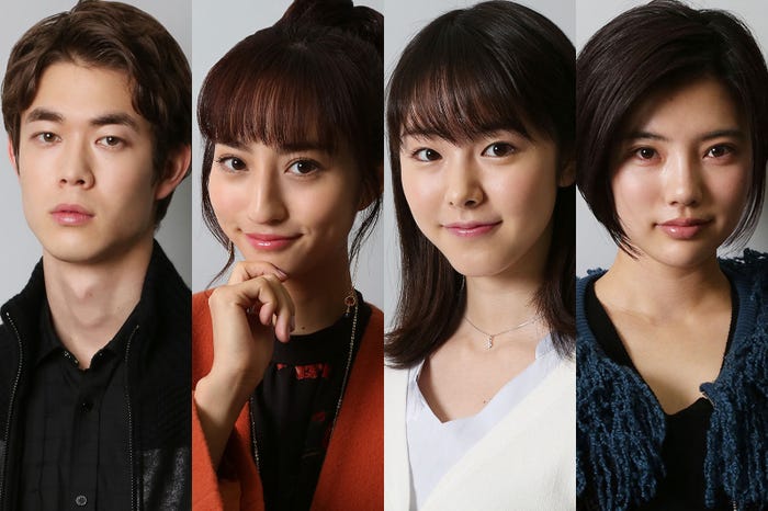 (左から)宮沢永魚、堀田茜、唐田えりか、山本亜依(C)日本テレビ