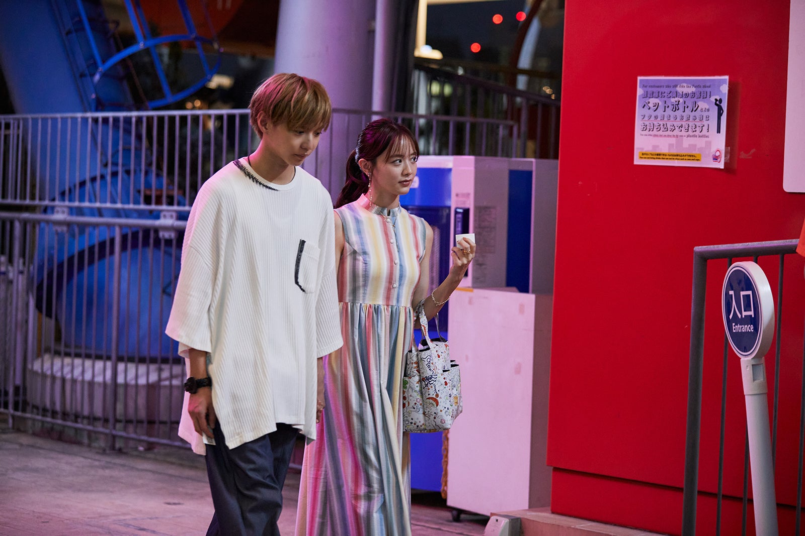 佐藤大樹、森香澄「栞ちゃん 心の声を聞かせてよ」（C）テレビ朝日