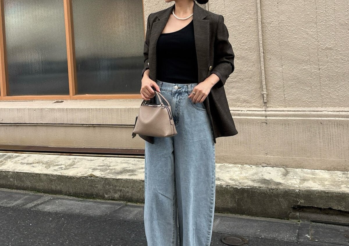 初夏のきれいめカジュアルにはワイドデニムが万能でした！おしゃれな人の着こなし5style
